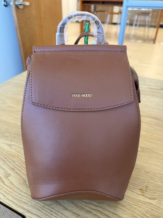 Pixie Mood Handbags - Pixie Mood mini Kim Backpack Chesnut Brand new with tags- vegan leather!